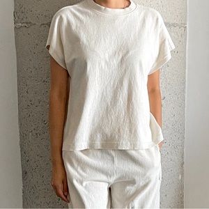 Le Bon Shoppe Jeanette Tee in Natural Size S
